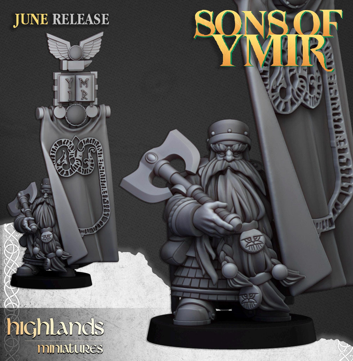 Dwarfs Battle Standard Bearer