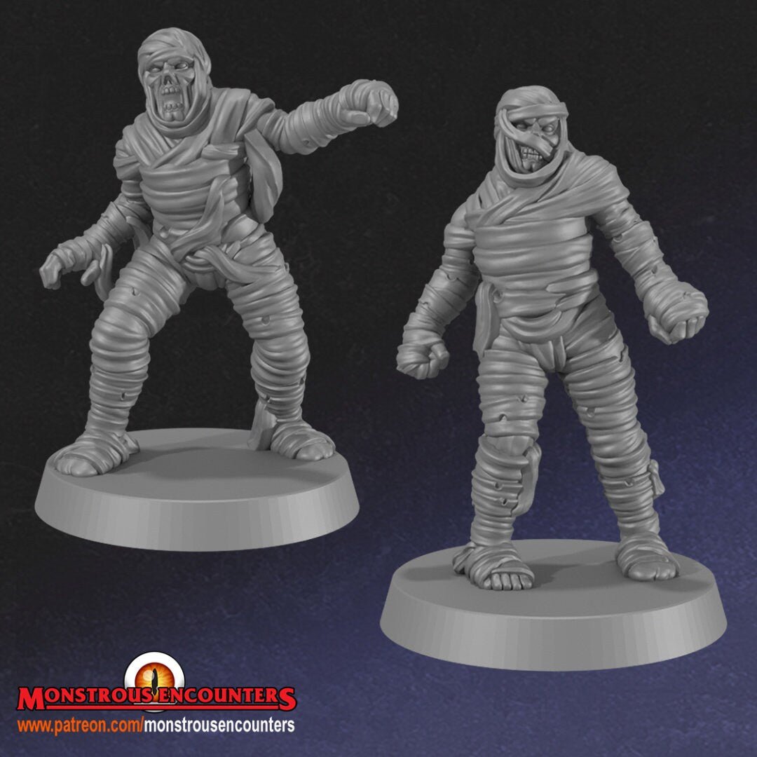 Classic Mummies (x2) by Monstrous Encounters - BrodaForge