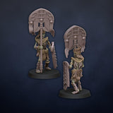 Ancient Skeleton with Spears
