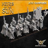 Lion Guards with Halberds