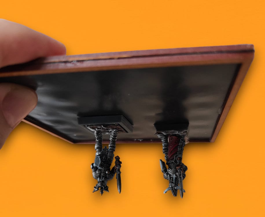 Square Rectangle Base Adapters for Fantasy Wargames