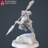 Dragon Hunter STL Miniatures - BrodaForge