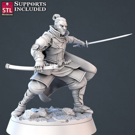 Dragon Hunter STL Miniatures - BrodaForge