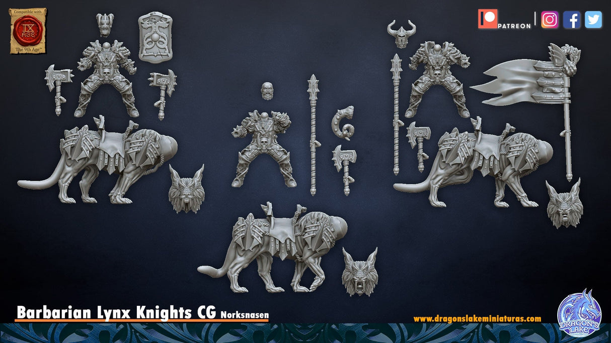 DragonsLake Barbarian Lynx Knights - BrodaForge