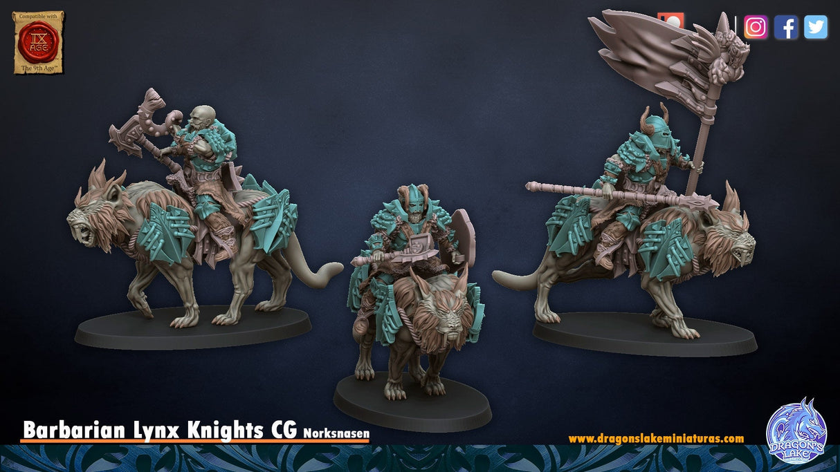 DragonsLake Barbarian Lynx Knights - BrodaForge