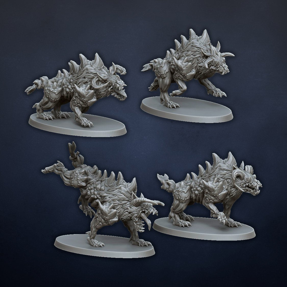 DragonsLake Beast Herds Feral Hound - BrodaForge