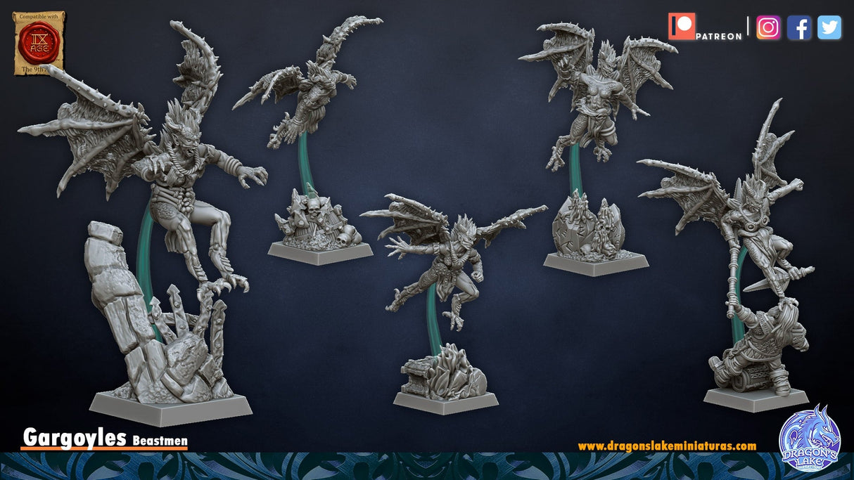 DragonsLake Beast Herds Gorgoyles - BrodaForge