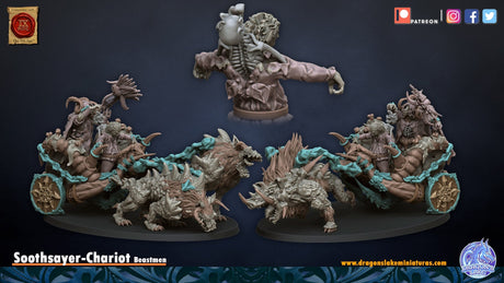 DragonsLake Beast Herds Soothsayer on chariot - BrodaForge