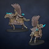 DragonsLake Icekanders Bearbeard Kozma on horse - BrodaForge