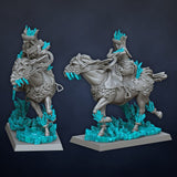 DragonsLake Icekanders Irina Ice Queen on horse - BrodaForge