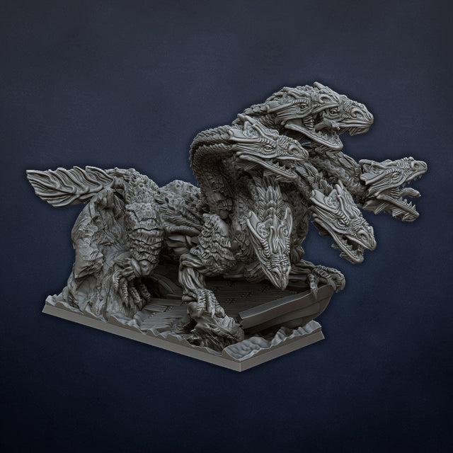 DragonsLake Miniatures Dread Elves Hydra - BrodaForge