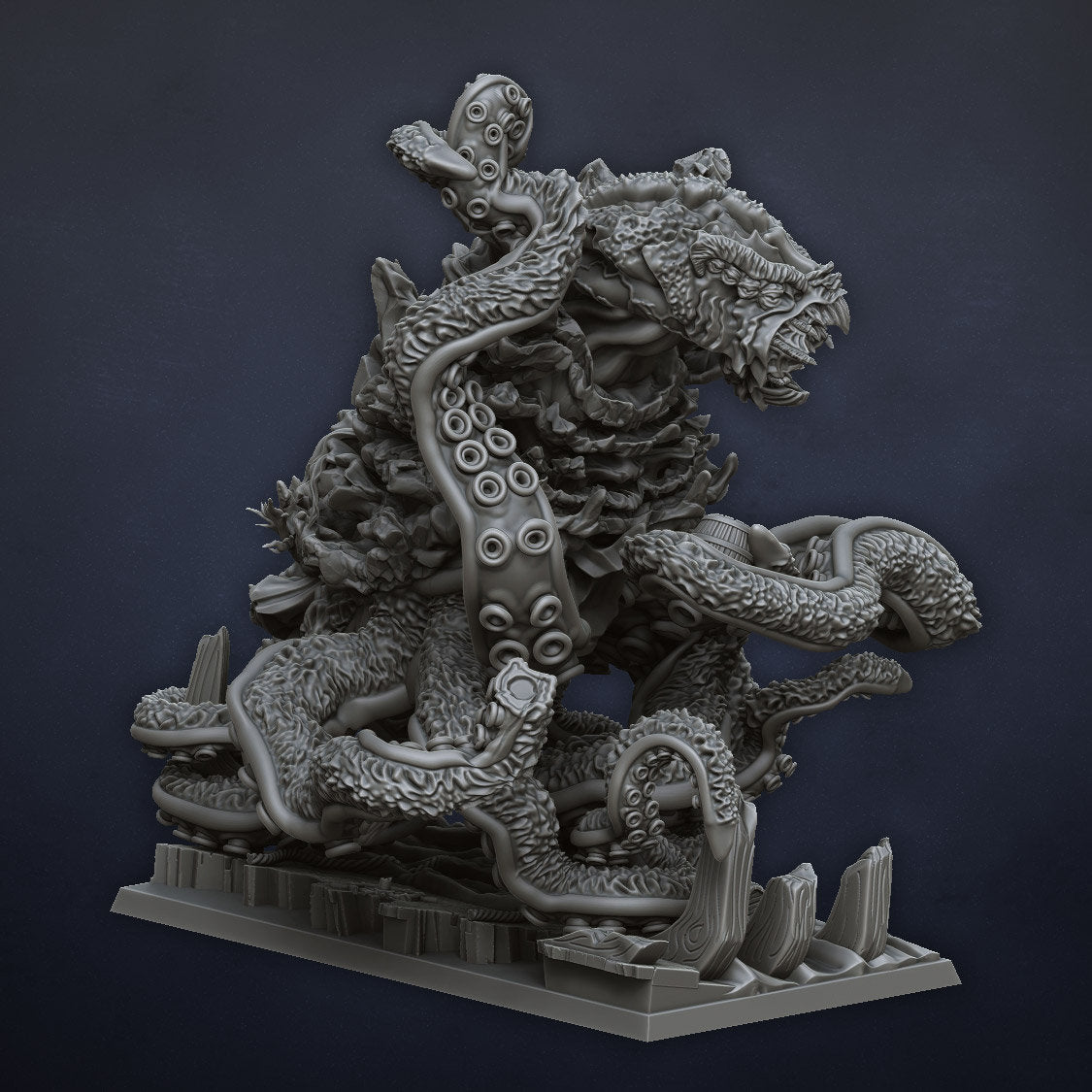 DragonsLake Miniatures Dread Elves Kraken - BrodaForge