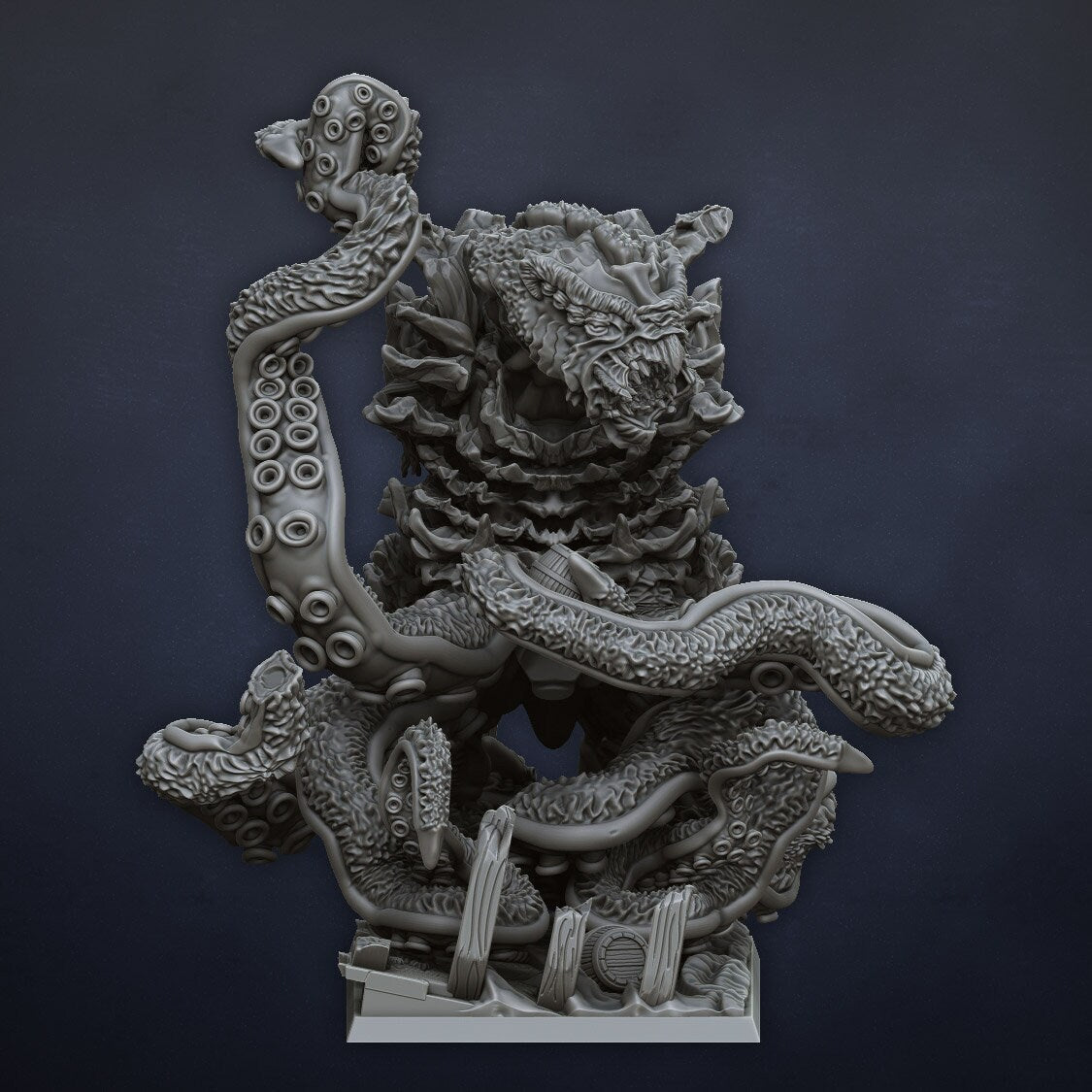 DragonsLake Miniatures Dread Elves Kraken - BrodaForge