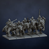 DragonsLake Miniatures Dread Elves Raptor Riders - BrodaForge