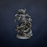 DragonsLake Miniatures Dread Elves Sorceress on foot - BrodaForge