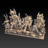 DragonsLake Miniatures Dread Elves Thundering Pack - BrodaForge