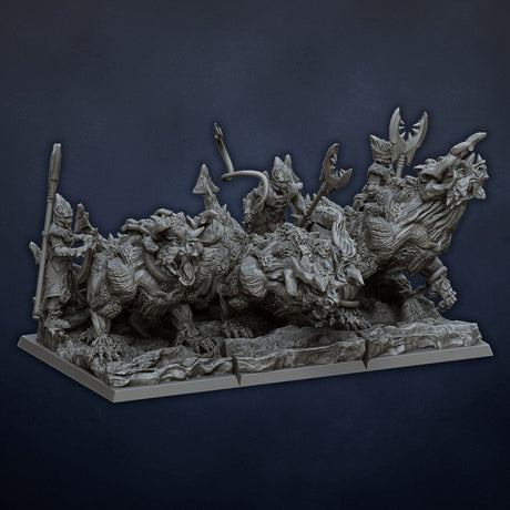 DragonsLake Miniatures Dread Elves Thundering Pack - BrodaForge