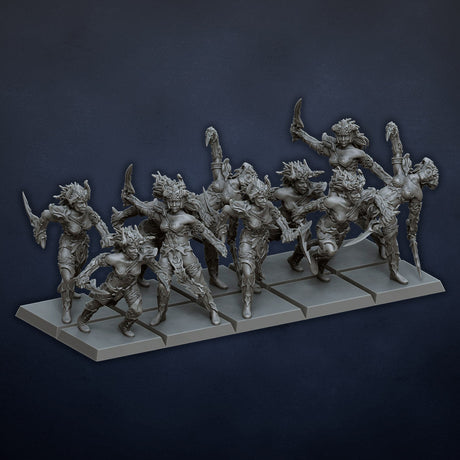 DragonsLake Miniatures Dread Elves Witches - BrodaForge