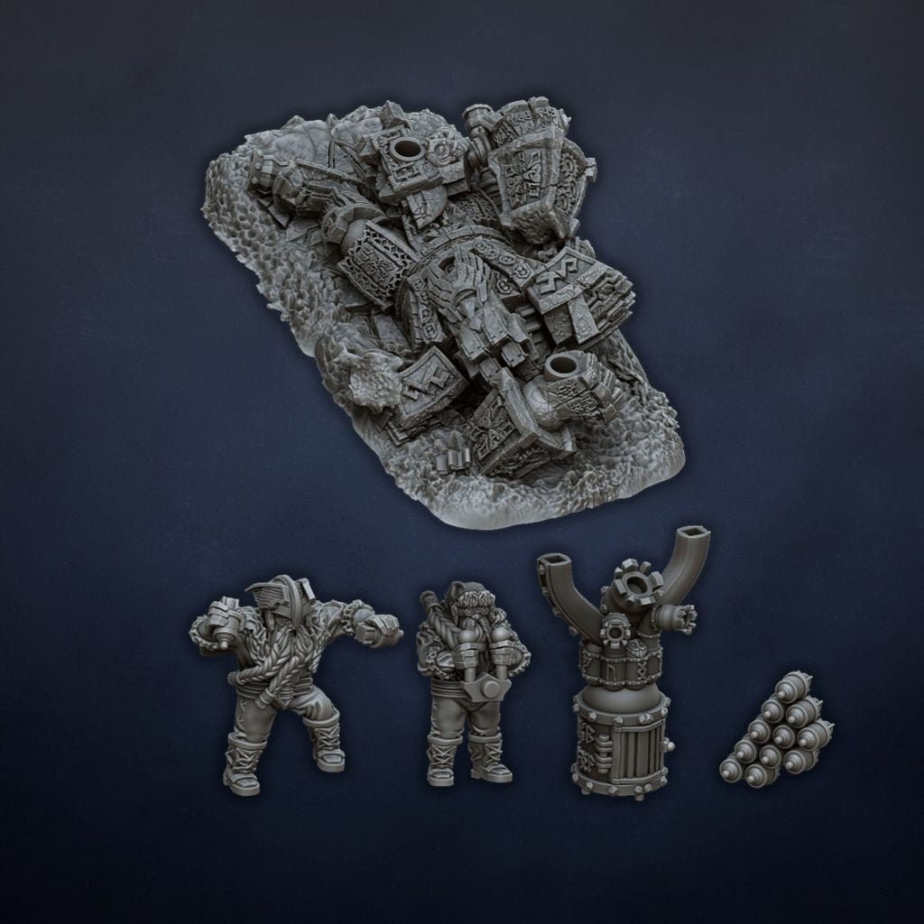 DragonsLake Miniatures Dwarf Grudge Buster - BrodaForge