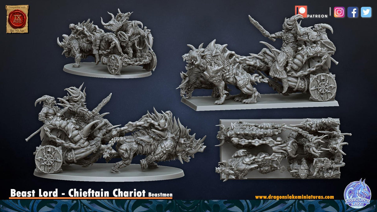 Beast Herds Beast LordChieftain on Chariot