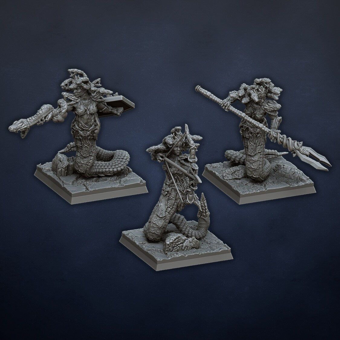 Dread Elves Gorgons