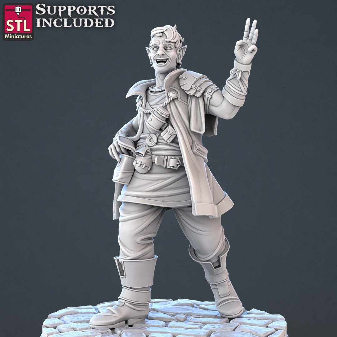 Food Vendor STL Miniatures - BrodaForge