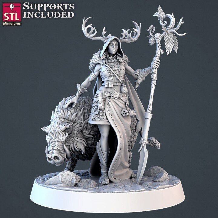 Forest Protector STL Miniatures - BrodaForge