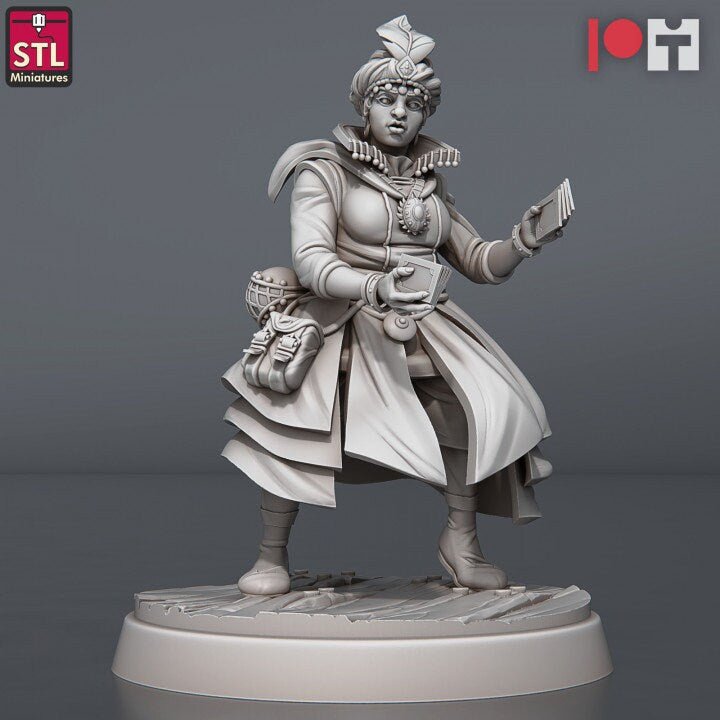 Fortune Teller B STL Miniatures - BrodaForge