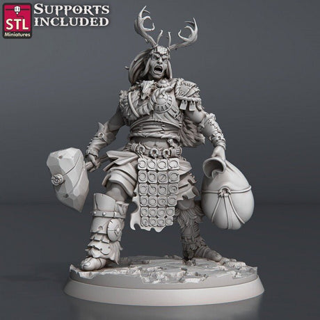 Frost Giant A STL Miniatures - BrodaForge