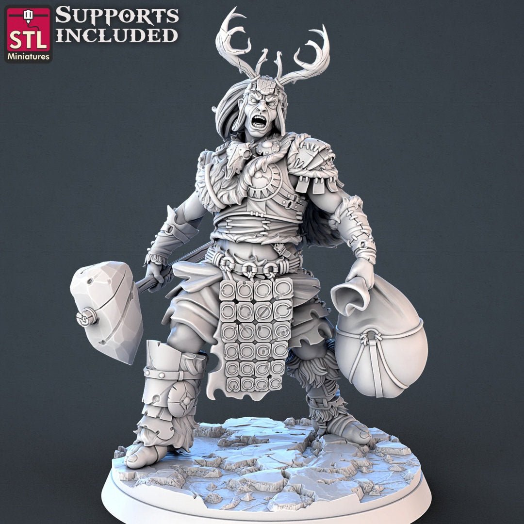 Frost Giant STL Miniatures - BrodaForge