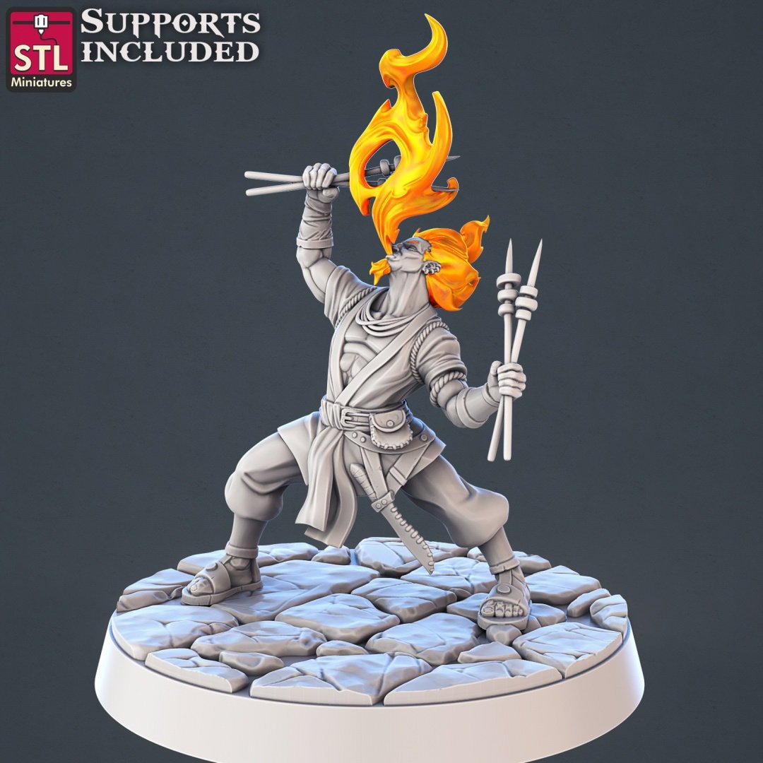 Genasi STL Miniatures - BrodaForge