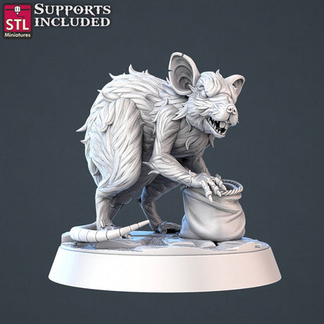 Gigant Rats STL Miniatures - BrodaForge