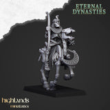 Highlands Miniatures Ancient Skeletal Cavalry with bows - BrodaForge