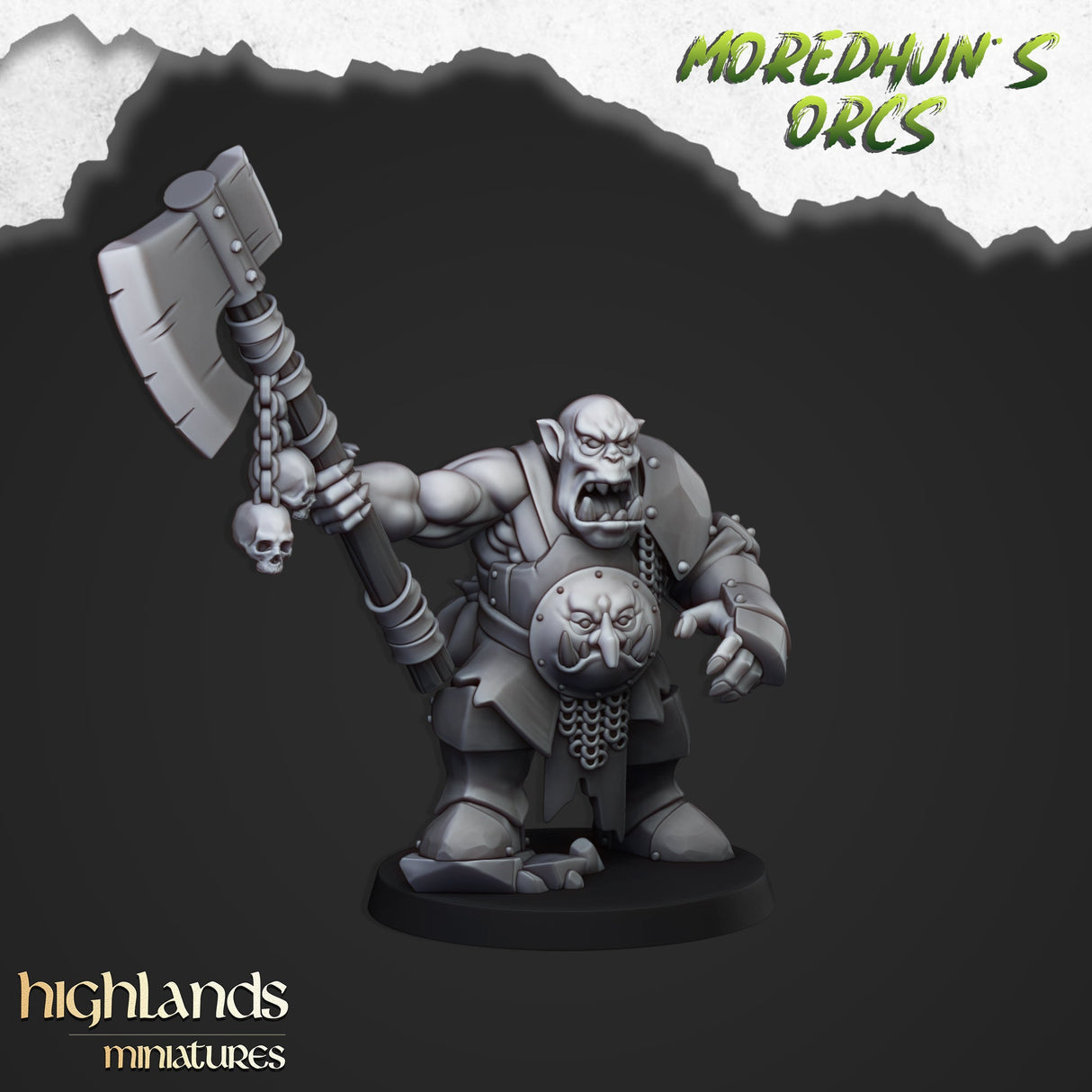 Highlands Miniatures Borgok SkullCrusher - BrodaForge