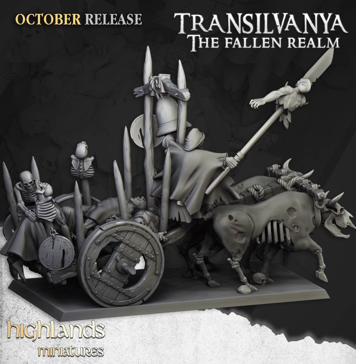 Highlands Miniatures Corpse Cart - BrodaForge