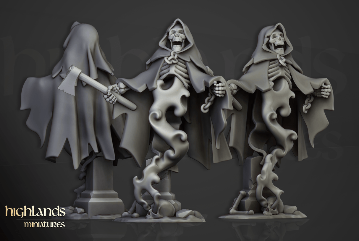 Highlands Miniatures Crypt Ghosts - BrodaForge