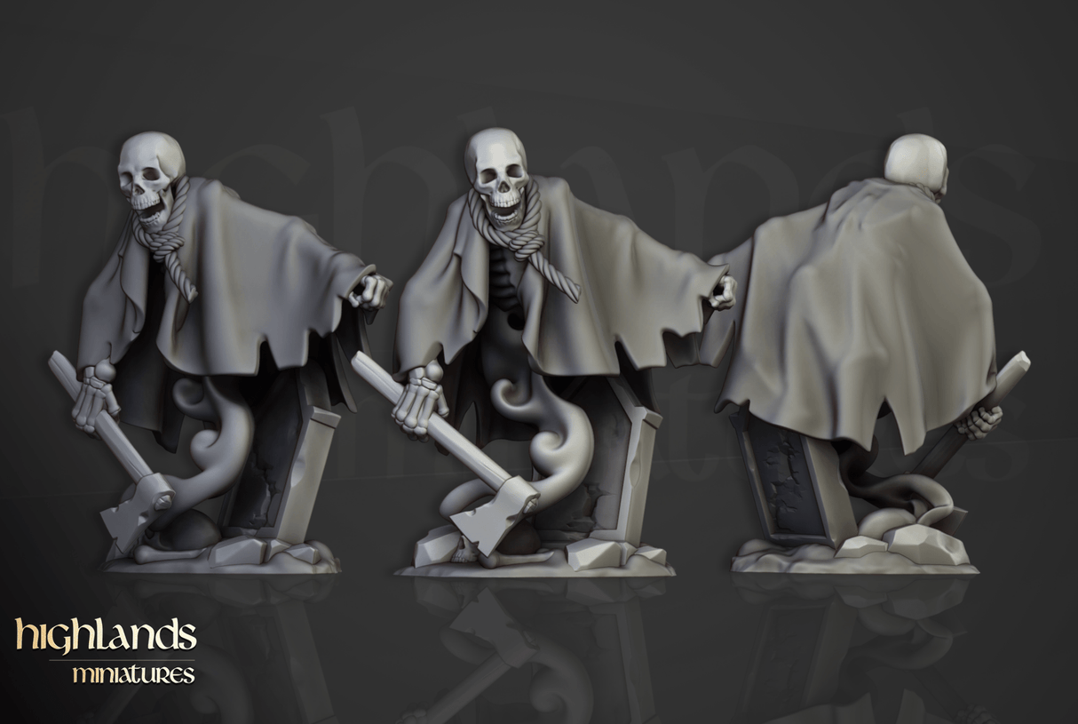 Highlands Miniatures Crypt Ghosts - BrodaForge