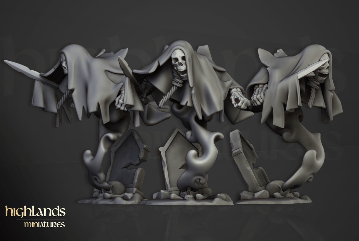 Highlands Miniatures Crypt Ghosts - BrodaForge