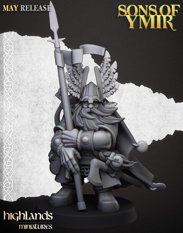 Highlands Miniatures Dwarfs Mountain Hero - BrodaForge