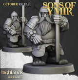 Highlands Miniatures Dwarfs Pikeman - BrodaForge