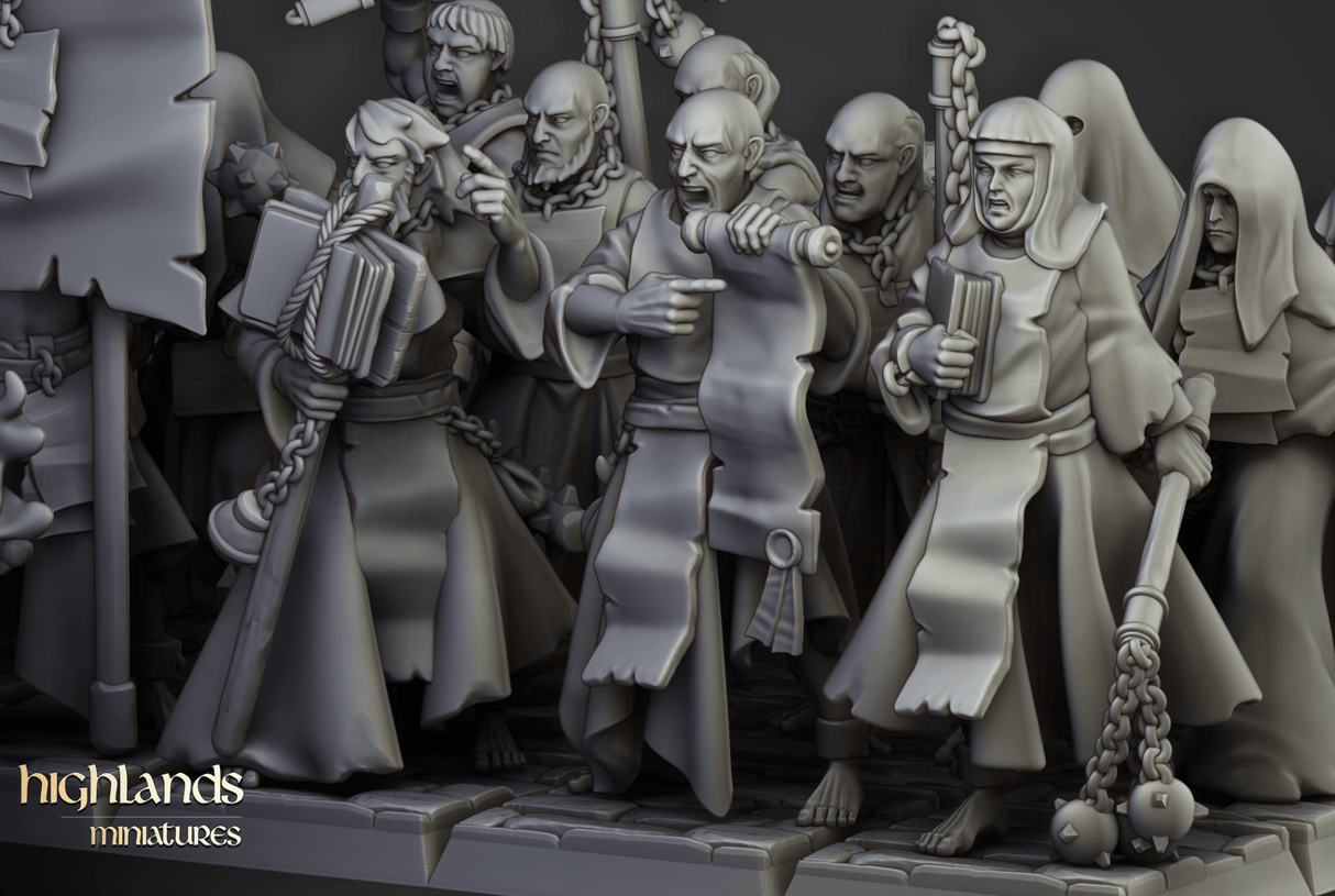 Highlands Miniatures Fanatical Zealots - BrodaForge