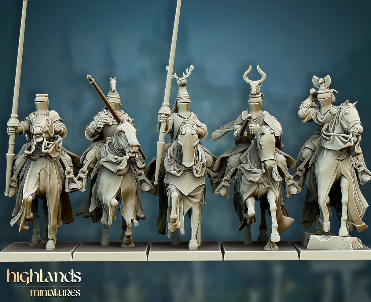 Highlands Miniatures Grail Knights - BrodaForge