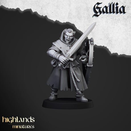 Highlands Miniatures Grail Pilgrims With Reliquiary - BrodaForge