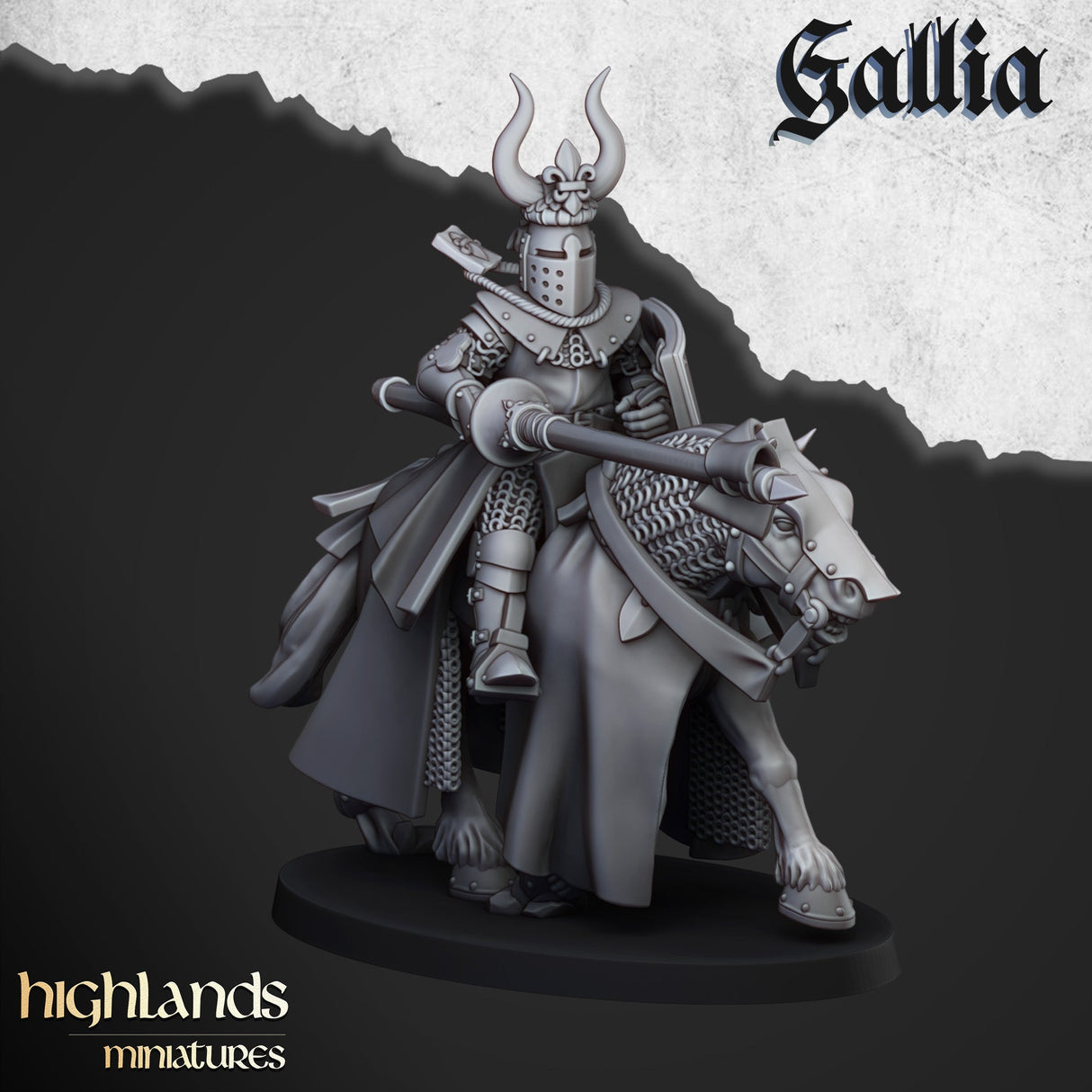 Highlands Miniatures Knights of Gallia - BrodaForge