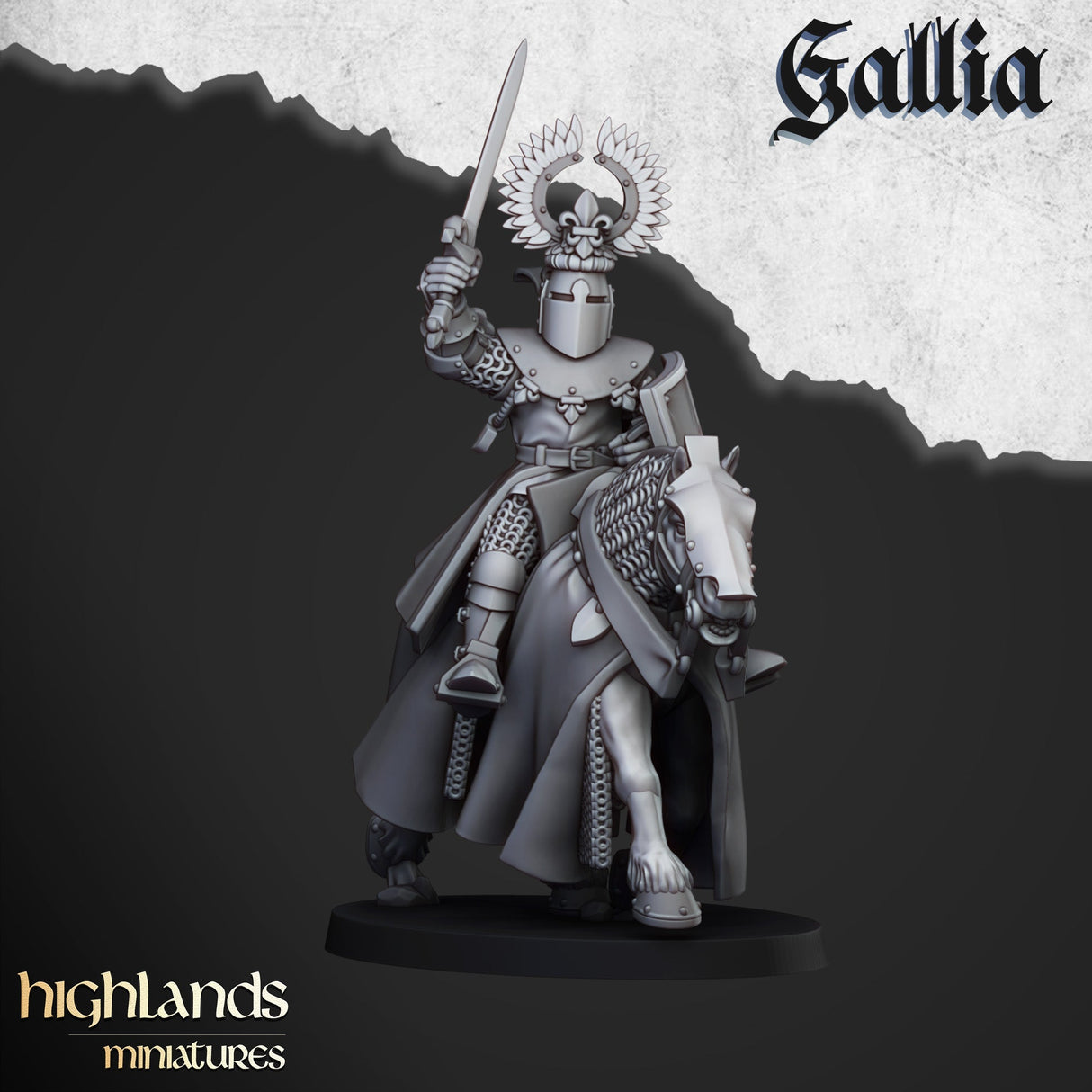 Highlands Miniatures Knights of Gallia - BrodaForge