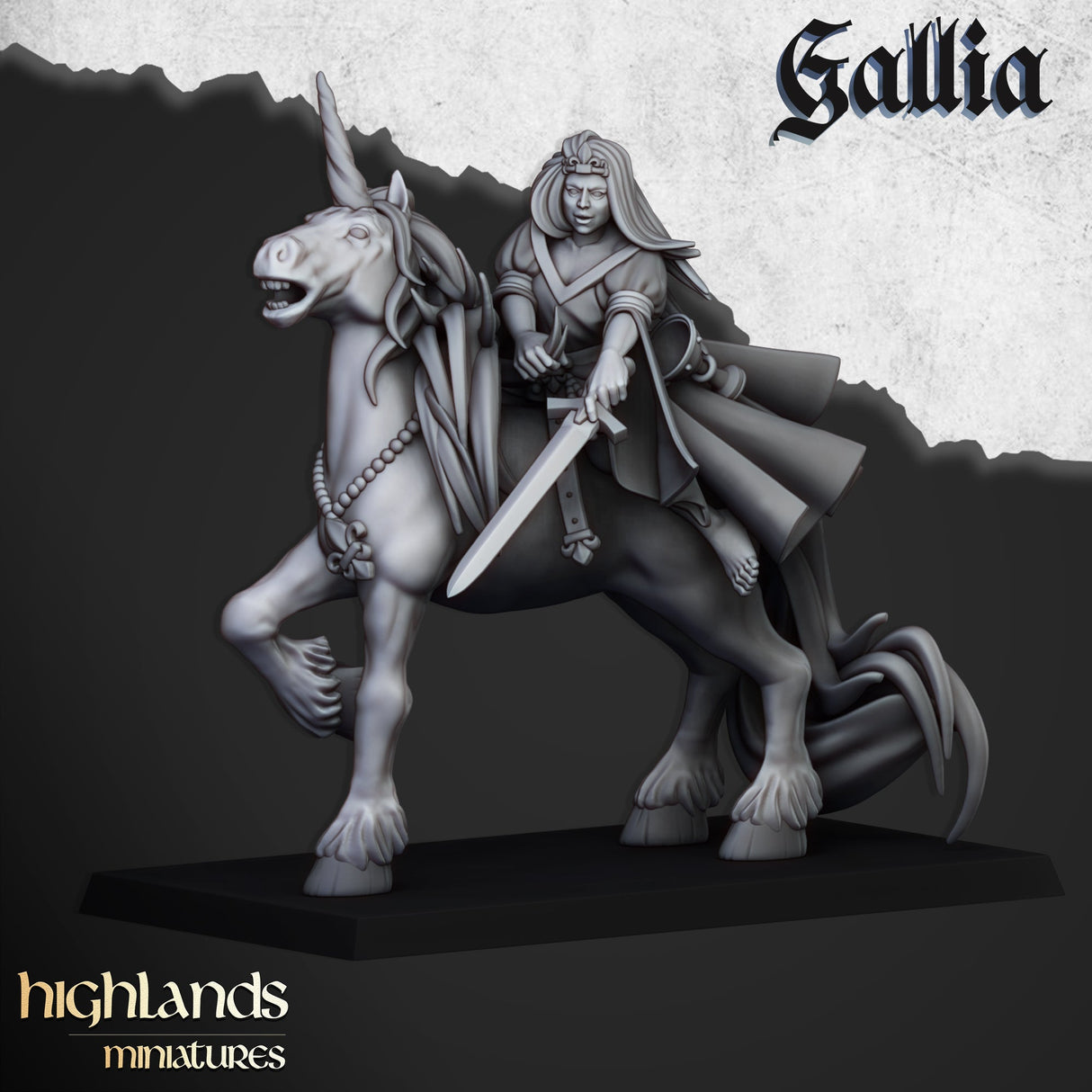 Highlands Miniatures Lady of Gallia - BrodaForge