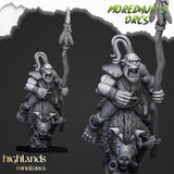 Highlands Miniatures Mounted Cave Orcs - BrodaForge