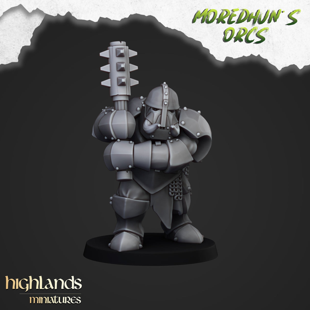 Highlands Miniatures Orc Armoured Warriors - BrodaForge