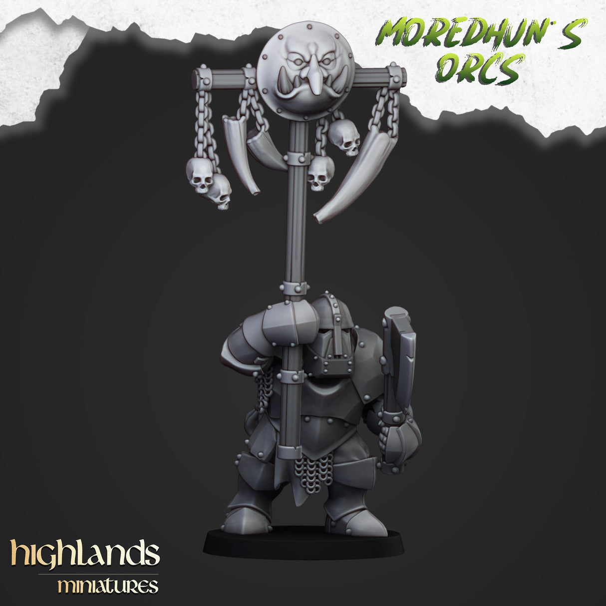 Highlands Miniatures Orc Armoured Warriors - BrodaForge