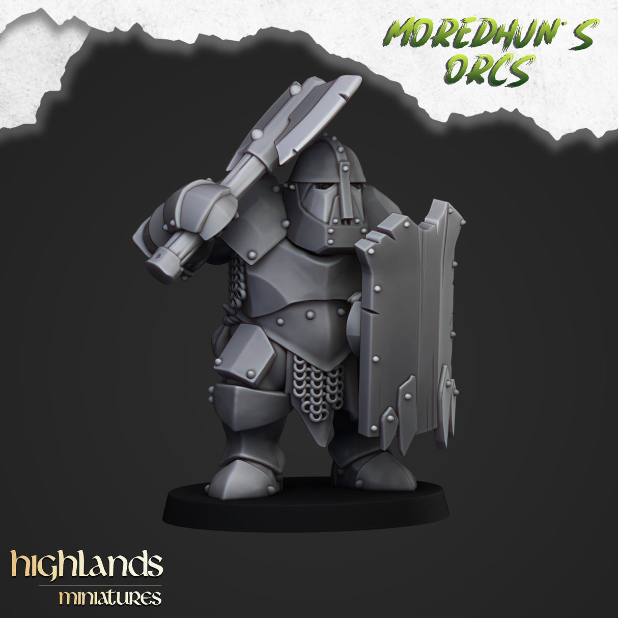 Highlands Miniatures Orc Armoured Warriors - BrodaForge